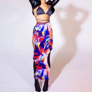 New With Tags Kim Shui Cut Out Swirl Skirt
